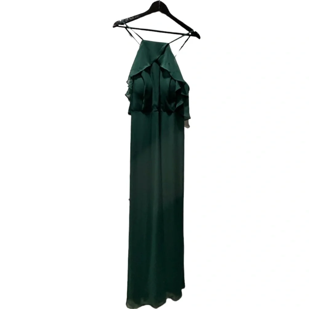 Birdy Grey JULES DRESS CHIFFON EMERALD Green NEW NWT Small BRIDESMAID Wedding - Picture 3 of 5